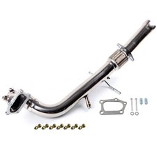 Stainless Steel Exhaust Pipe For 2007-13 Mazda 3 Mps Mazdaspeed3 2.3 L Turbo