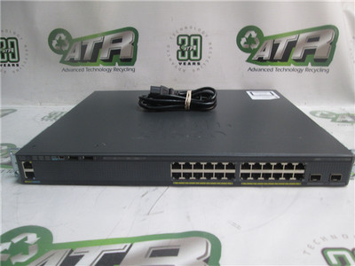 Cisco Catalyst 2960X-24PD-L 24 Port Gigabit PoE Switch with 2 SFP Ports