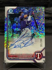 2022 Bowman - Zion Bannister 1st Auto #CPA-ZB Speckle /299