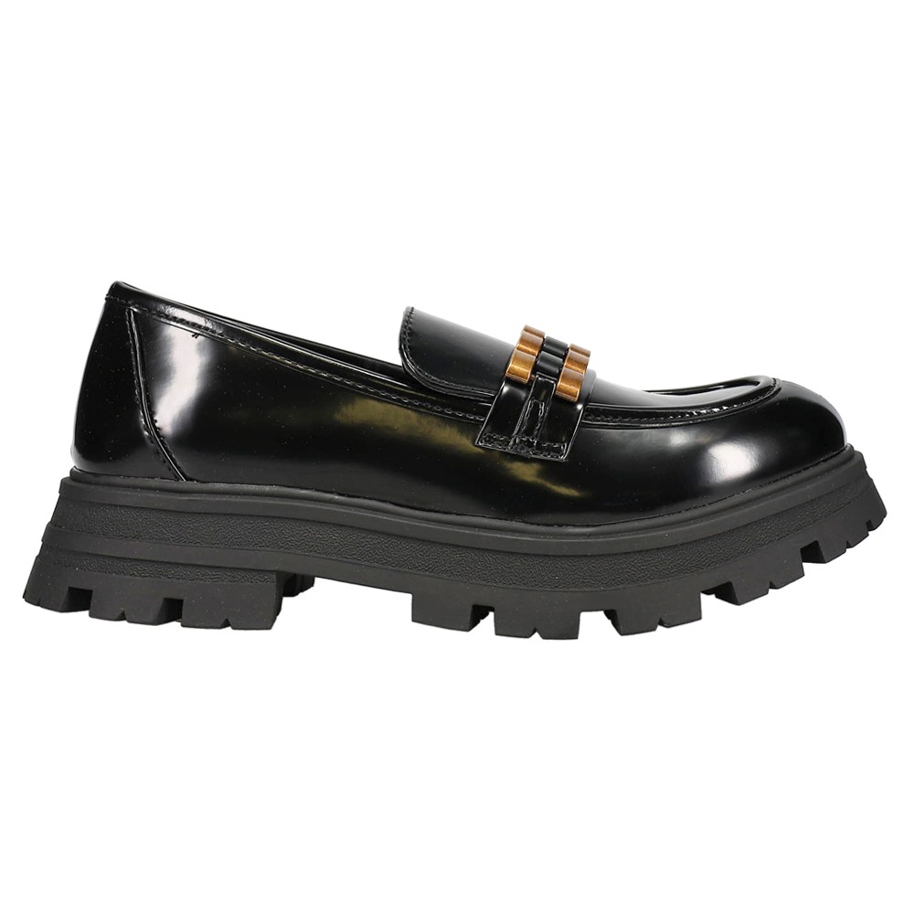 Женские мокасины на плоской подошве MIA Gabina черные GS1366201-001 5790₽