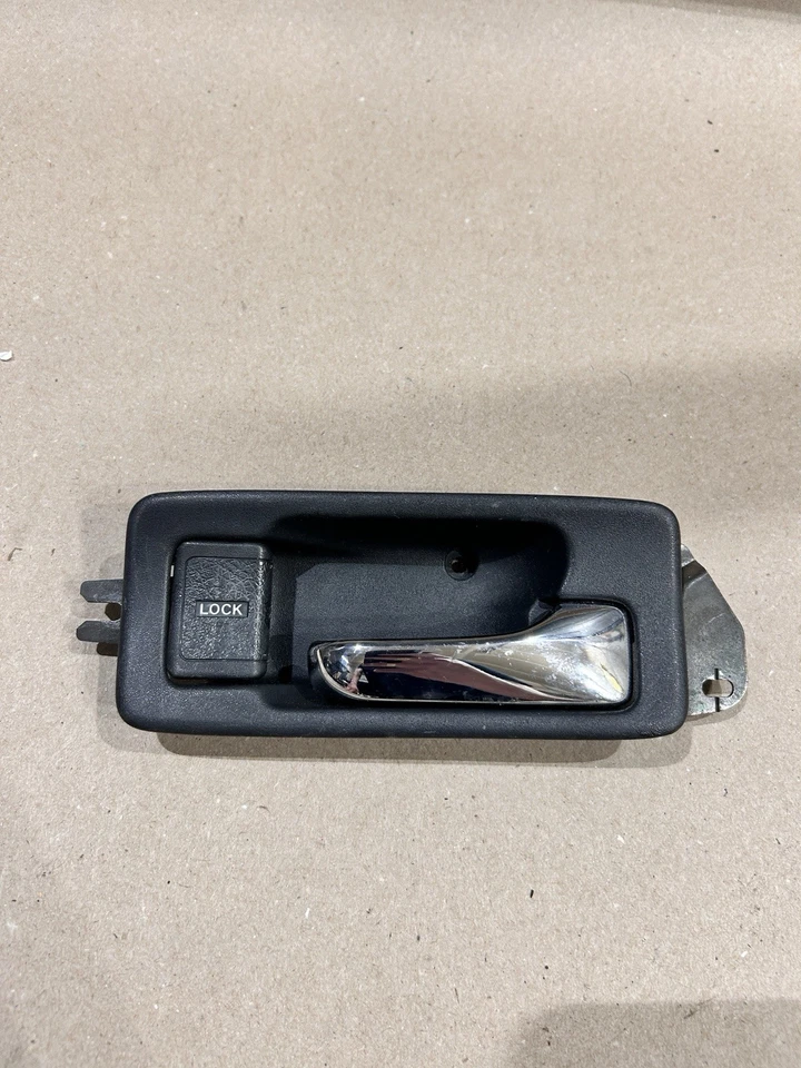 90-93 Acura Integra DA9 DB2 cupé derecho cromo interior manija de puerta y taza OEM Foto 2 de 4