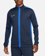 Nike Track Jacket Dri Fit Mens Full Zip Academy 23 Obsidian Royal DR1681 Genuine