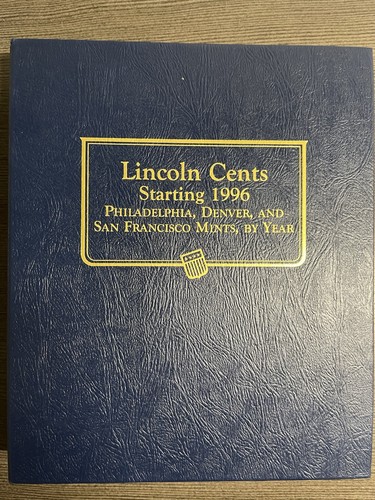 Lincoln Cents Starting 1996 Whitman Album, Goes Up To 2008,  Read Description 