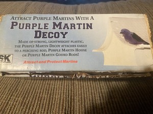 Purple Martin Decoy/new/S&K Manufacturing/6.5”x2”x1.75/