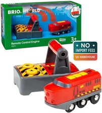 BRIO World 33213 Remote Control Train Set Wooden Railway Toy for Kids 3
