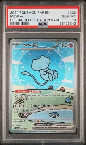 Mew ex #232/091 - 2024 Pokemon Paldean Fates - Gem Mint PSA 10