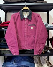 Vintage Carhartt Women s Detroit Jacket WJ097 RBY Size S - RARE