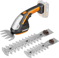 Worx WG801E.9 Akku Gras- Und Strauch Schere 20V 12Cm/20Cm Ohne Akku NEU & OVP