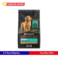 Purina Pro Plan Puppy Shredded Blend Chicken & Rice Formula Dry Dog Food - 34 lb