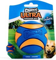 Chuckit Ultra Squeaker Ball 7Cm GrößE L Robuster Quitscher Naturkautschuk Hunde
