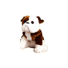 16" English Bulldog Dog Plush