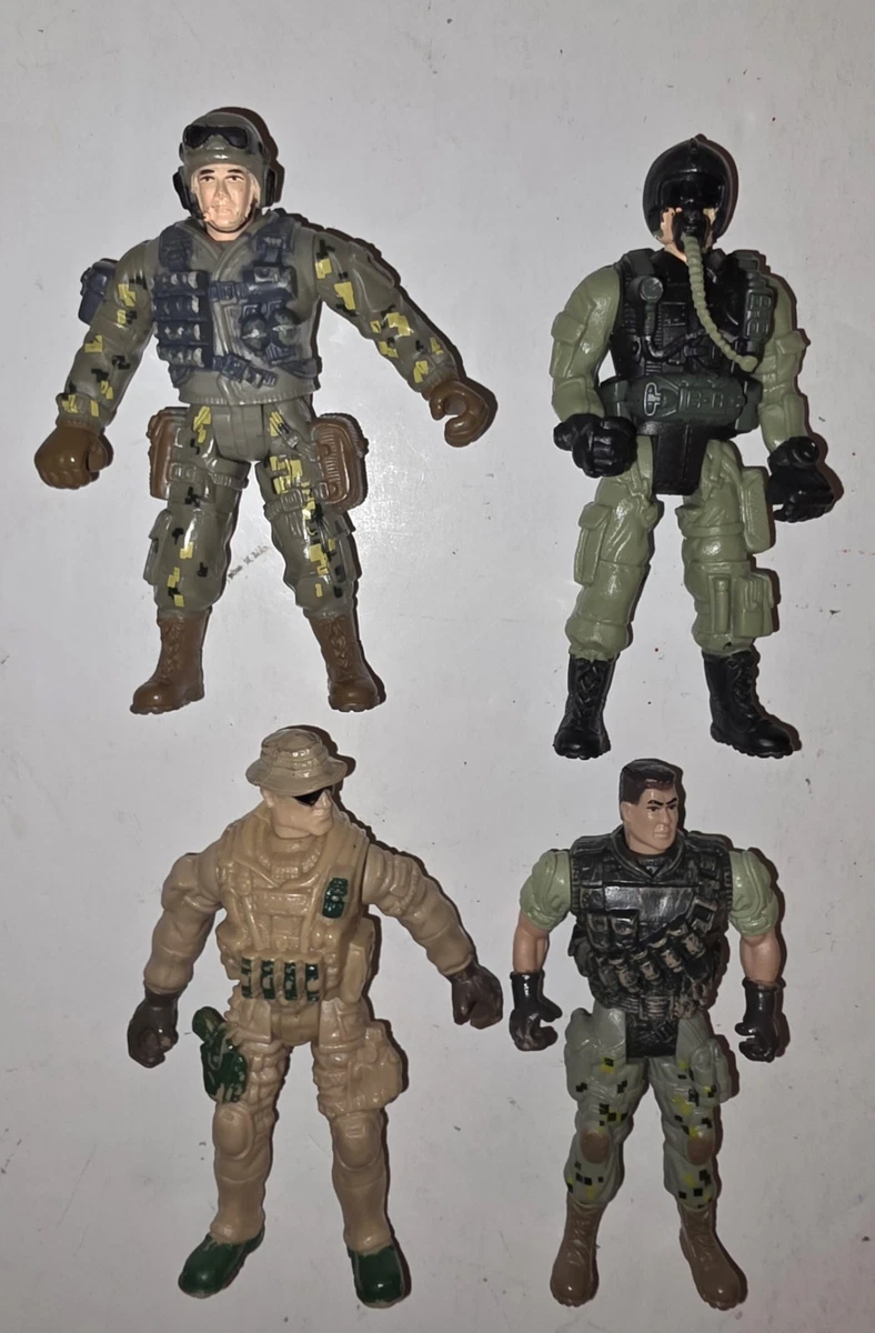 25+ Soldier Force Military & Adventure Plastic Action Figures for
