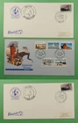 DR WHO 1980s/90s AUSTRALIAN ANTARCTIC TERRITORY (3) FDC COMBO R75297