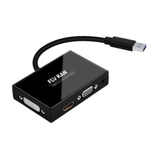 USB 3.0 to HDMI-DVI-VGA Video External Graphics Card Adapter for Multiple Mon...
