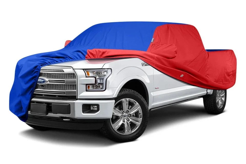 For Dodge Dakota 05-09 Car Cover WeatherShield HP Two-Tone Bright Blue Custom Foto 2 de 4