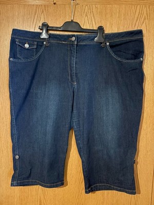 Tolle Damen Caprihose Jeans kurz Hose Denim von Class International Gr. 52 top!
