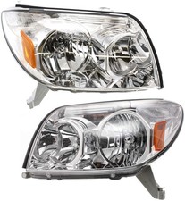 Pair Headlight Toyota 4Runner Limited Sport SR5 03-05 Halogen No Bulb 8117035400