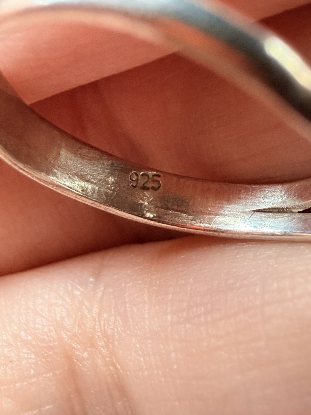 Solid Australian Boulder Opal Ring 925 Silver Siz… - image 17