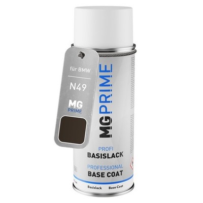 Autolack Spraydose für BMW N49 Thunder Grey Metallic Basislack Sprühdose 400ml