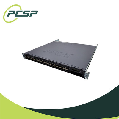 Juniper EX4300-48P 48x1G PoE+ Switch 2x 1100W PSU 2x Fans Ears No Module Blank