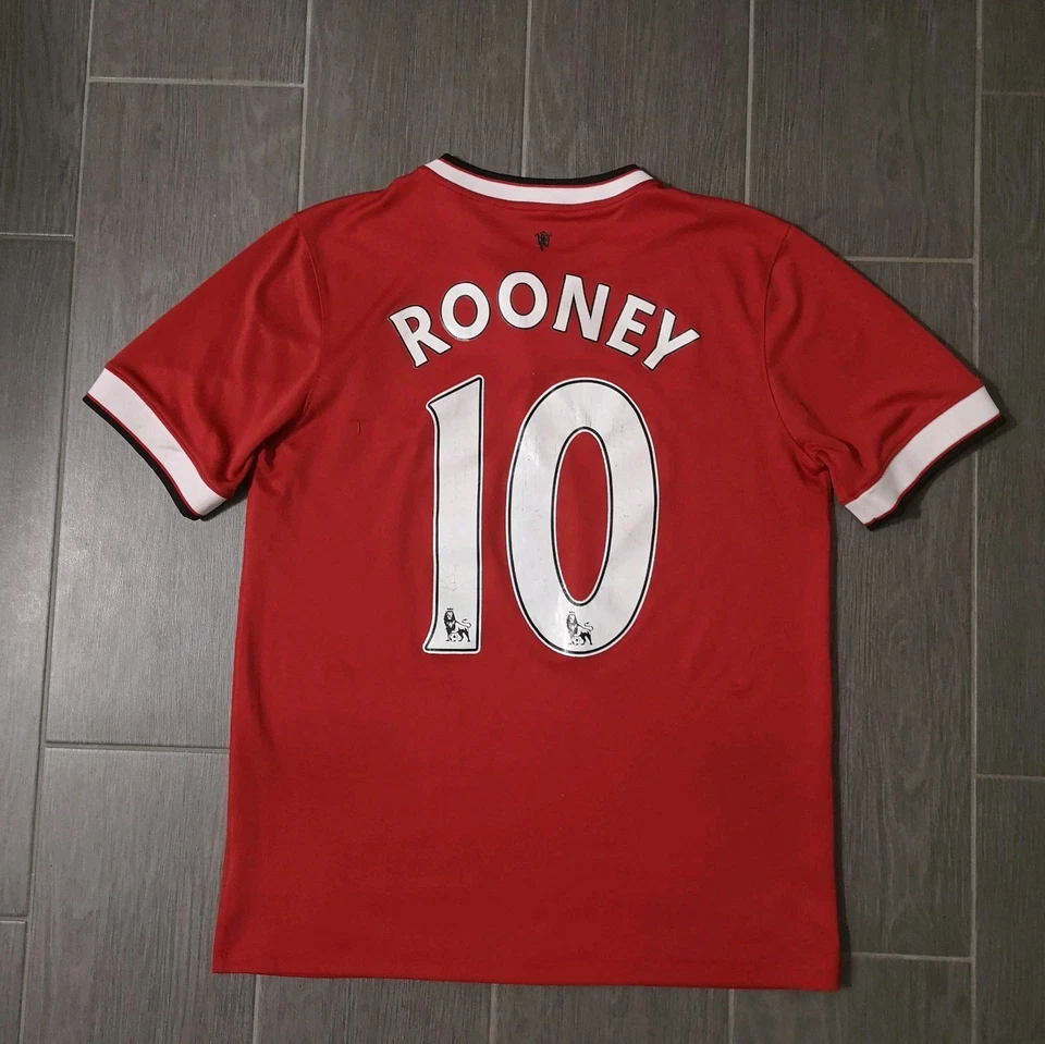 Manchester United Rooney 10 Trikot Größe: M Fußball Streatwear Nike Fans - Bild 2 von 4