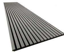 Endorphin 10 Stück Akustikpaneele 61x266x2,1cm Holzfurnier Eiche grau
