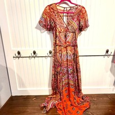 Akemi and Kin Anthropologie Boho Maxi Dress Size 2