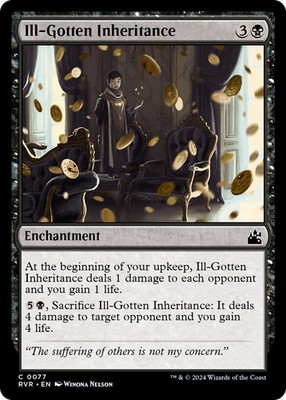 Ill-Gotten Inheritance [Ravnica Remastered] Lightly Played