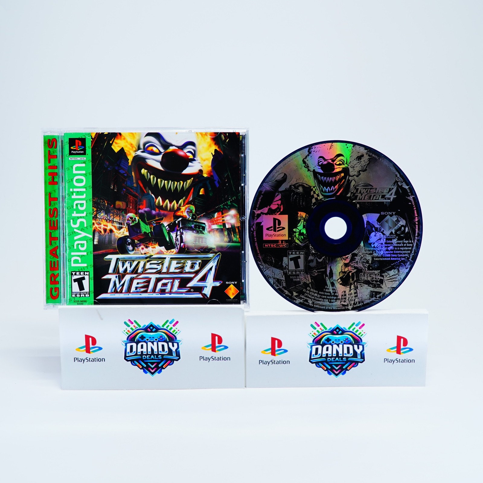 Twisted Metal 4 PS1 CIB W/ Manual - PlayStation