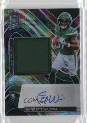 2022 Spectra Celestial Prizm 41/99 Garrett Wilson RPA Rookie Patch Auto RC 3tb