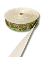 3" Nylon Webbing GreenZone Camo 17337 One Side Pattern 100 Yds USA made