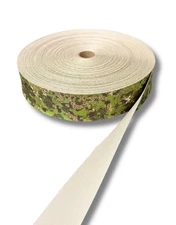 3" Nylon Webbing GreenZone Camo 17337 One Side Pattern 100 Yds USA made