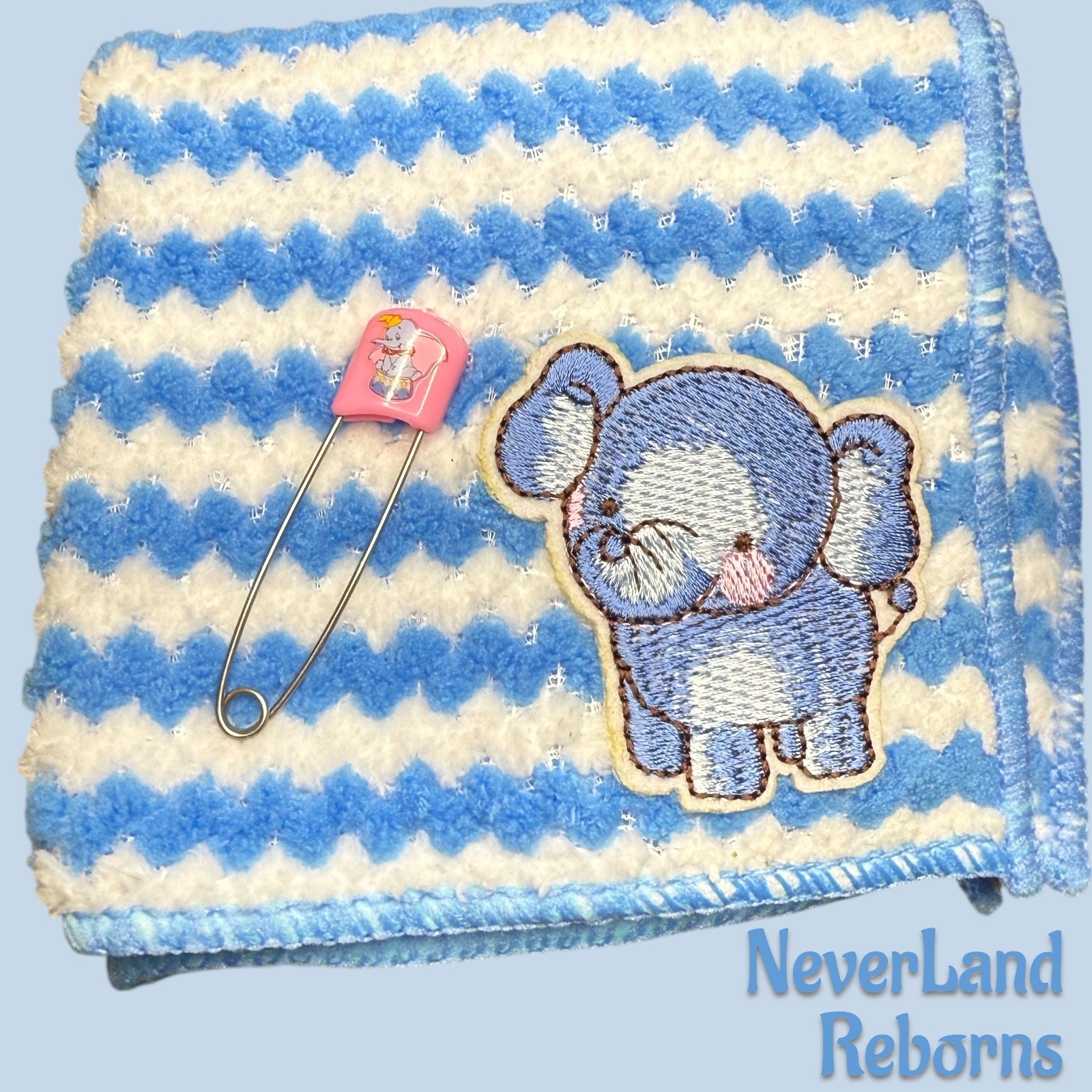 Micro Mini Fleece Blanket for Mini Dolls, Silicone Babies an