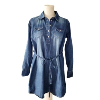 knee length dresses for ladies Petal Glow Floral Belted Mini Shirt Dress – VICI