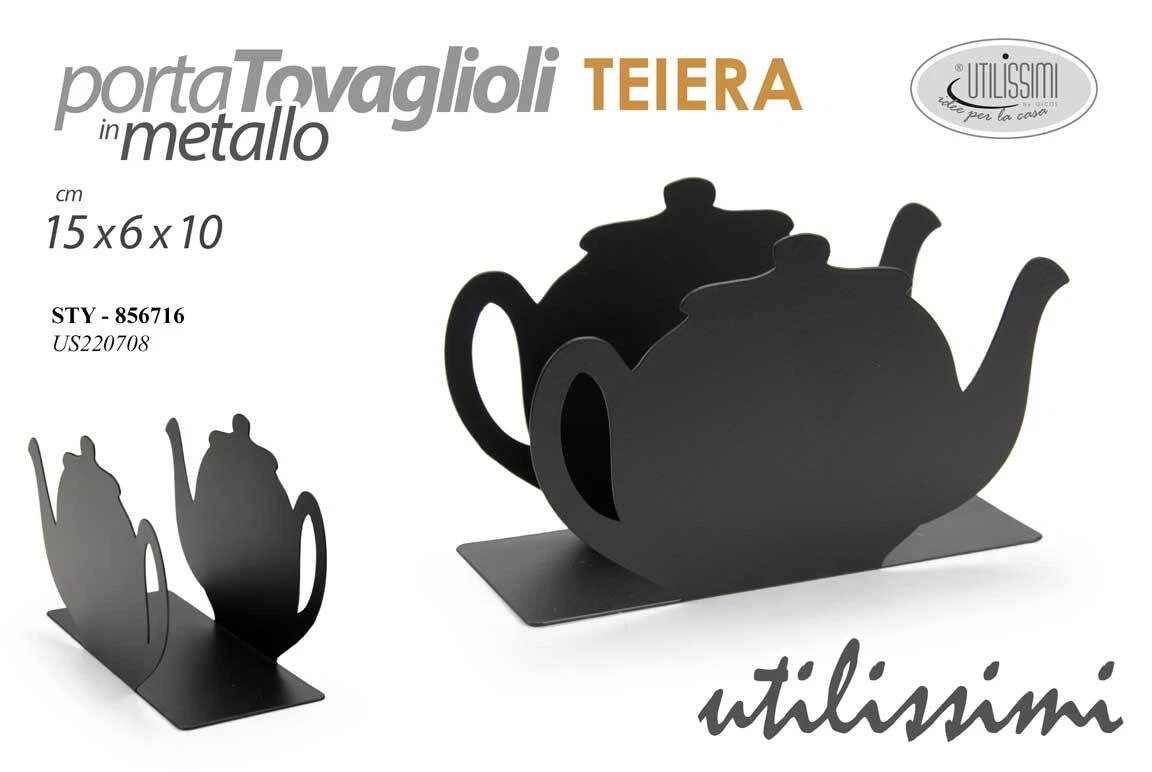Portatovaglioli Verticale Glam Vintage Bianco