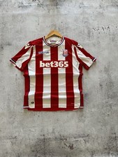 MACRON STOKE CITY 2020/2021 HOME SOCCER JERSEY,FOOTBALL SHIRT,BET365,SIZE XL