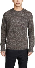 rag & bone 257898 Men's Theon Crew Neck Sweater Grey Size Small