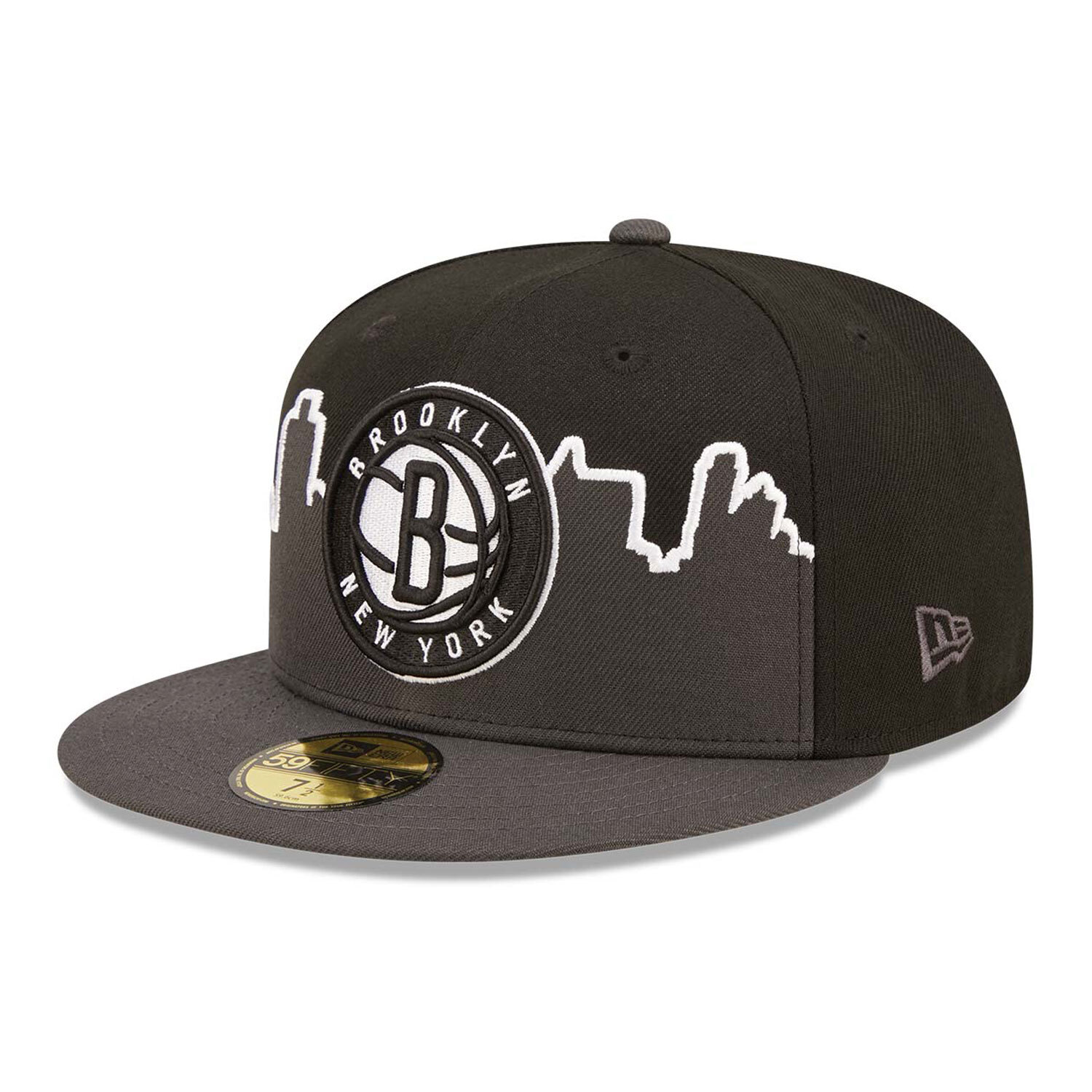 [60289531] БРОНЕ New Era M 5950 NBATO 22 Brooklyn Nets Черный * НОВИНКА*