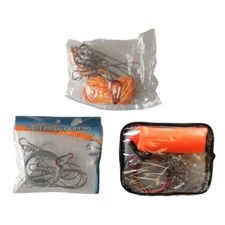 Stainless 5m 10m Lanyard Live Fish Lock Belt Fishing Tackle Stringer with Floats