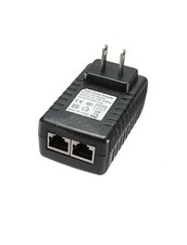POE Injector 48V 0.5A Power Supply Over Ethernet Adapter for 802.3af IP Camera