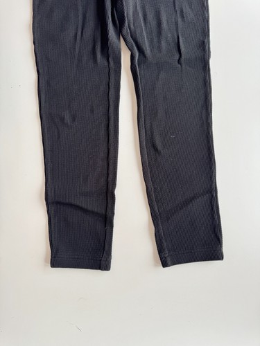 Pantalones deportivos Aritzia TNA de algodón negro tejido gofre, talla M - Imagen 3 de 12