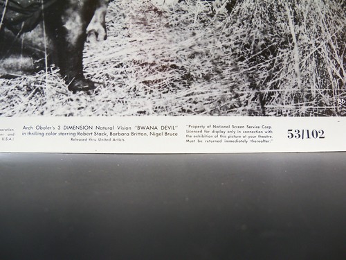 1953 BWANA DEVIL Original Movie Photograph for Newspapers - Picture 4 of 6