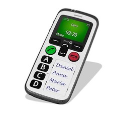 Doro 580 Secure PhoneEasy 3G Unlocked SOS HAC Mobile Black UNLOCKED GRADE A+.