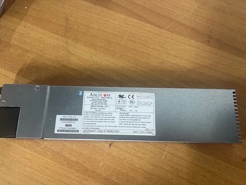 ABLECOM PWS-702A-1R REDUNDANT MODULE SWITCHING POWER SUPPLY