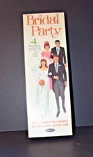 1968 Whitman #4723 Bridal Party Cut-Out Paper Doll Set