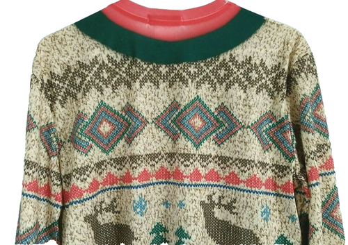 Faux Real Shirt Holiday Shirt Costume Top Medium Ugly Graphic Tee Men'(A107)s - Picture 9 of 10