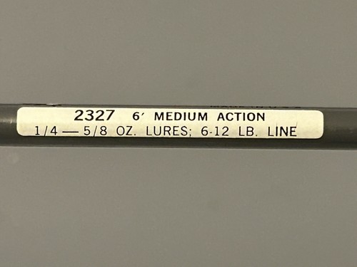 2Vtg Rods Heddon 906 Progressive Taper&Garcia Conolon 2327 Spinning Fishing Rods - Picture 20 of 21