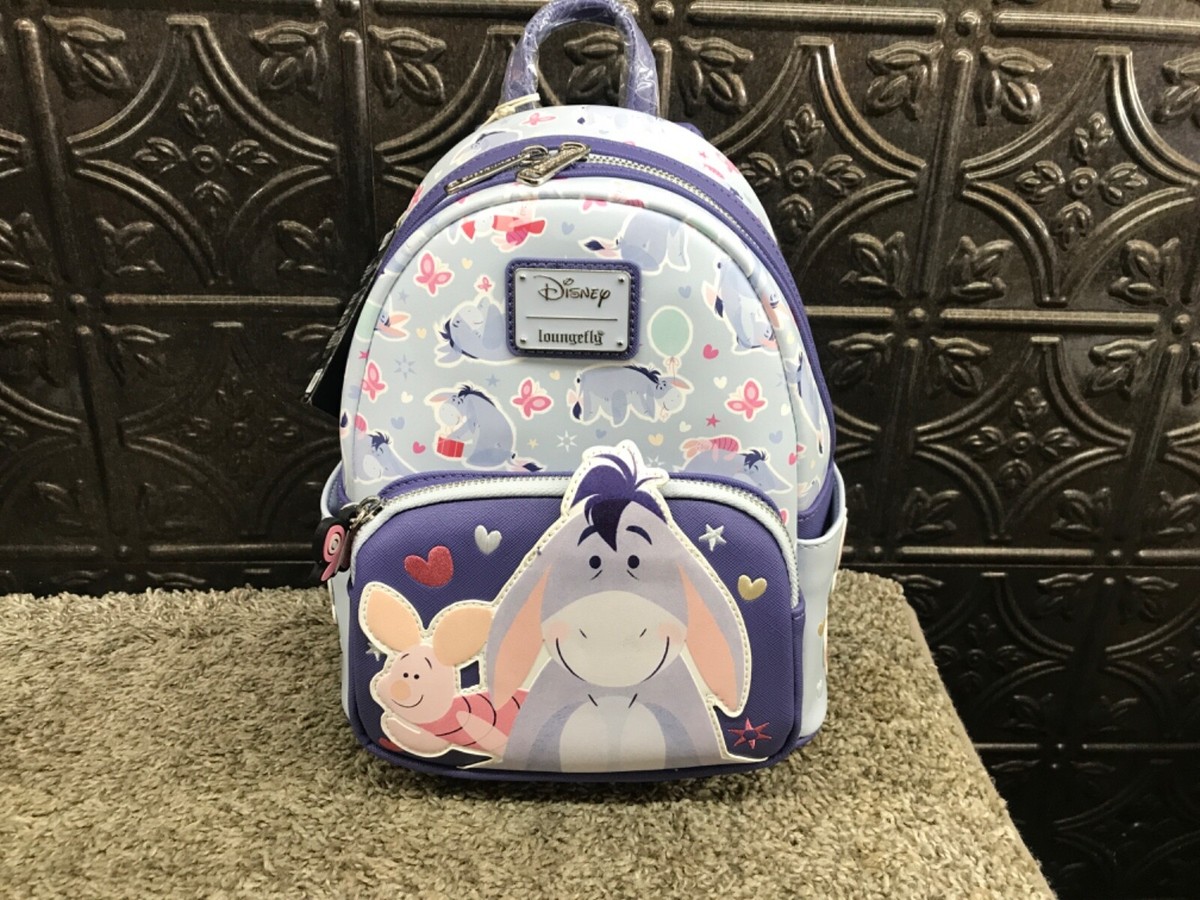 Loungefly Disney Winnie the Pooh Eeyore and Piglet Butterfly  display picture 2