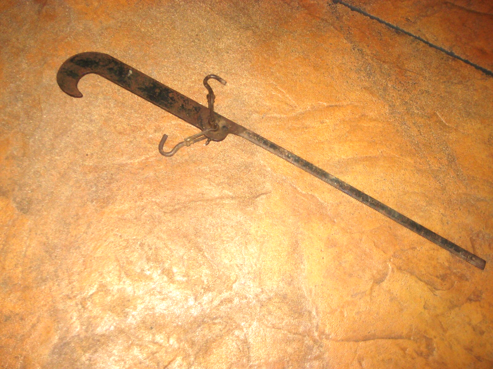 Vintage SARGENT 200 Hanging Balance Beam Scale , Iron - Cotton, Tobacco ...