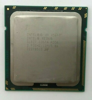 INTEL XEON X5647 SLBZ7 Quad Core Server CPU-2,93GHz/12M/5,86- Sockel LGA1366#518